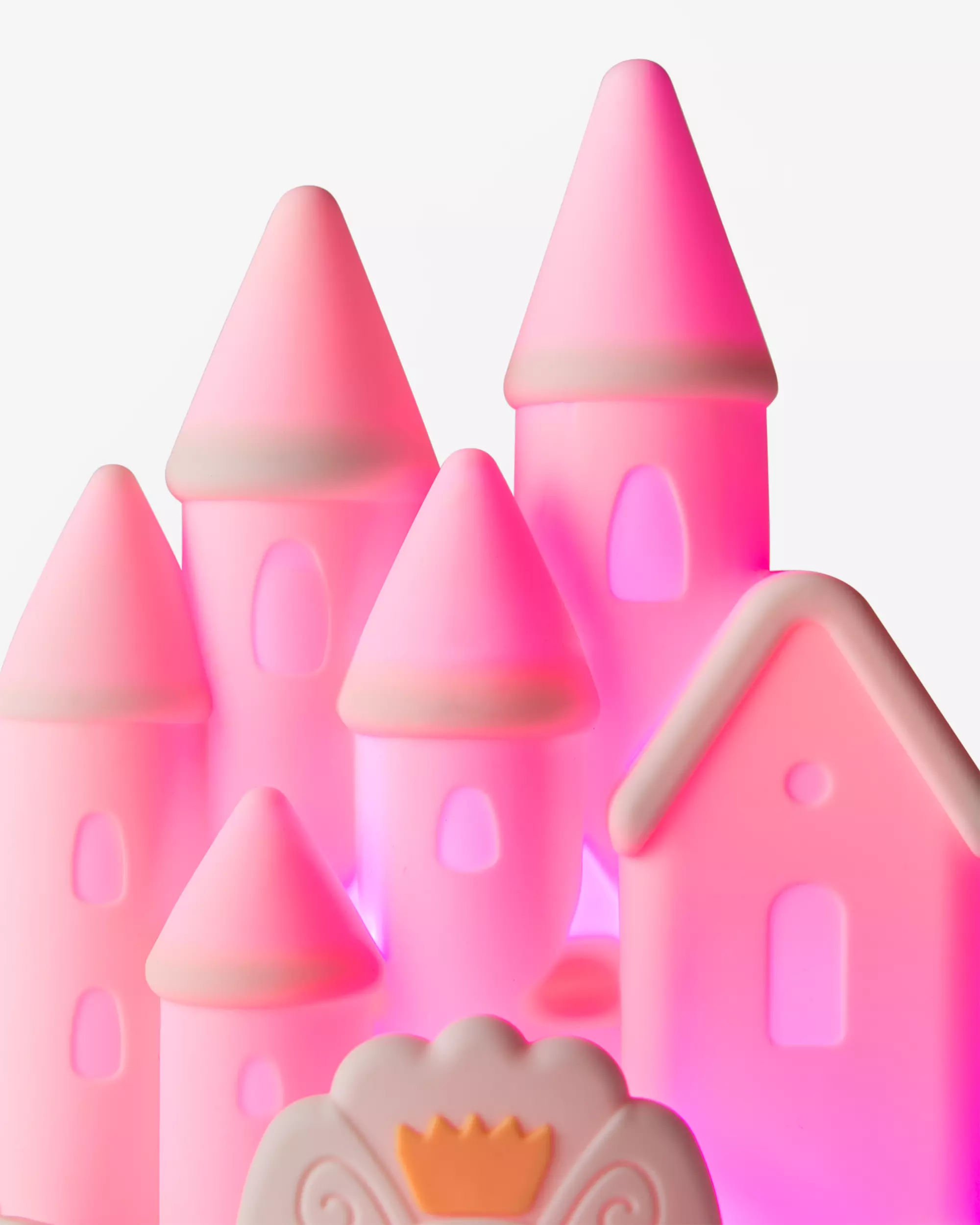 veilleuse LED ⌀10,5 x 18,5 cm château silicone