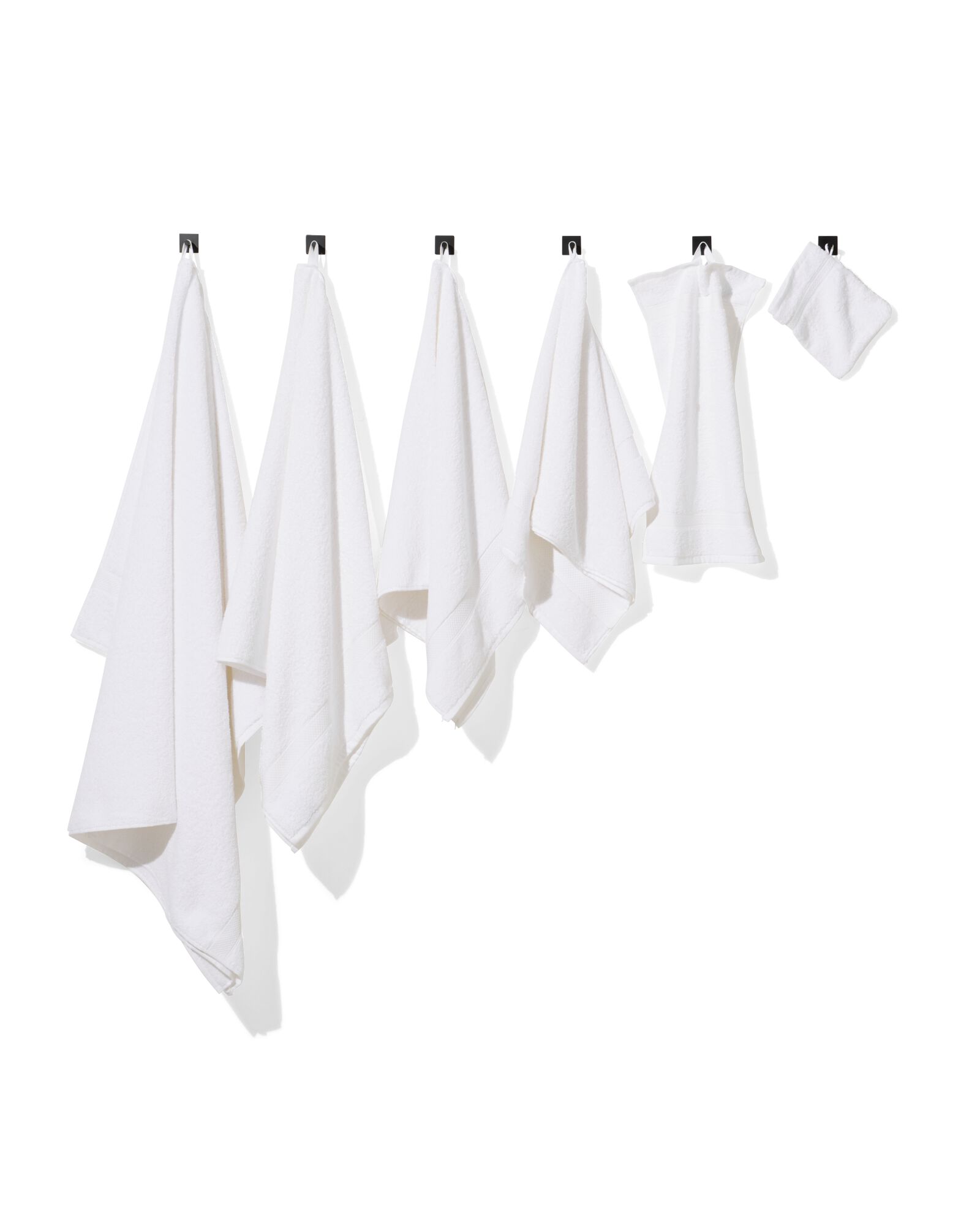 petite serviette - 30x55 cm - qualit&eacute; &eacute;paisse - blanc blanc petite serviette - 5202600 - HEMA