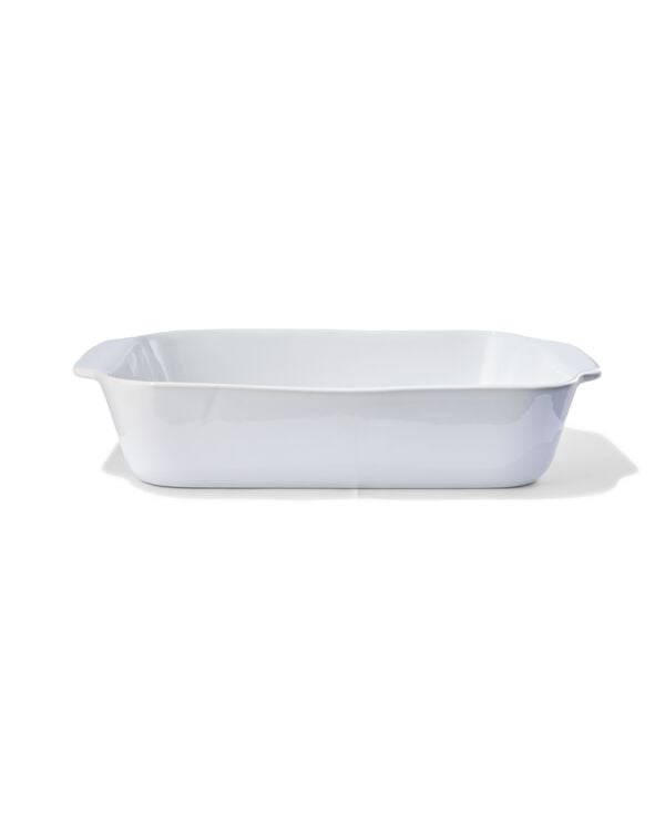 ovenschaal 25x36x7 wit - 80153081 - HEMA