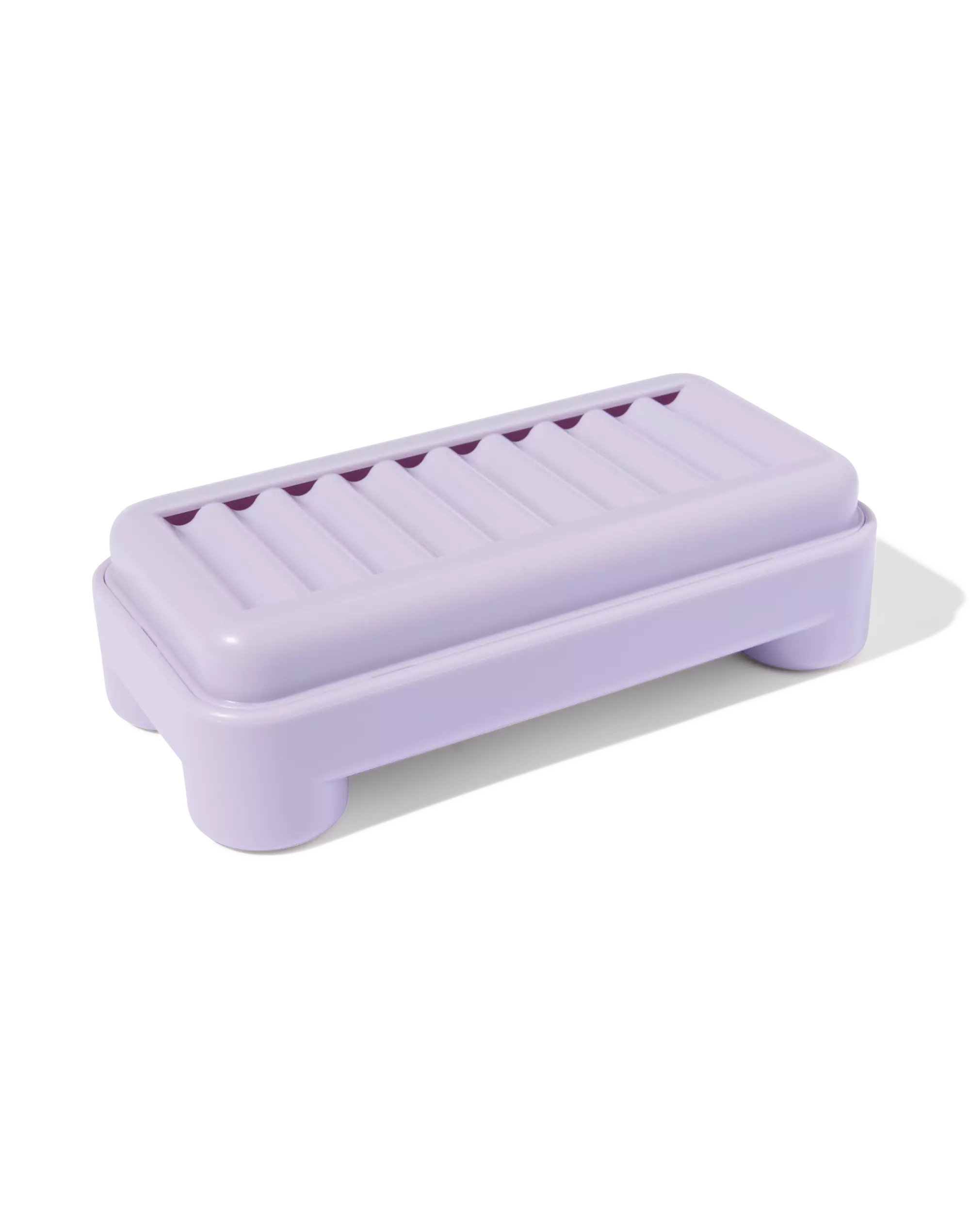boîte à savon solide lilas