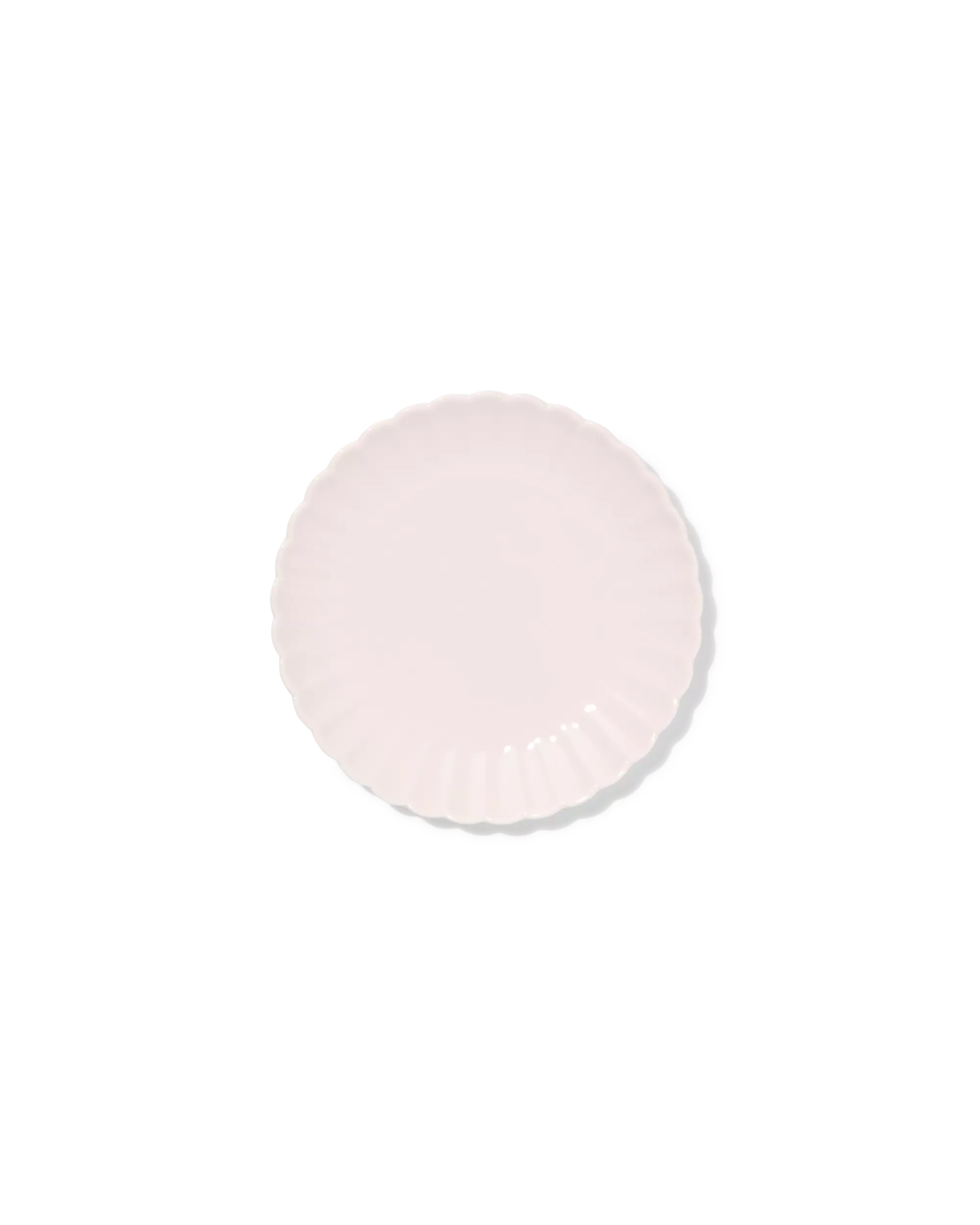 gebaksbordje Ø14cm Trend aardewerk roze bloem