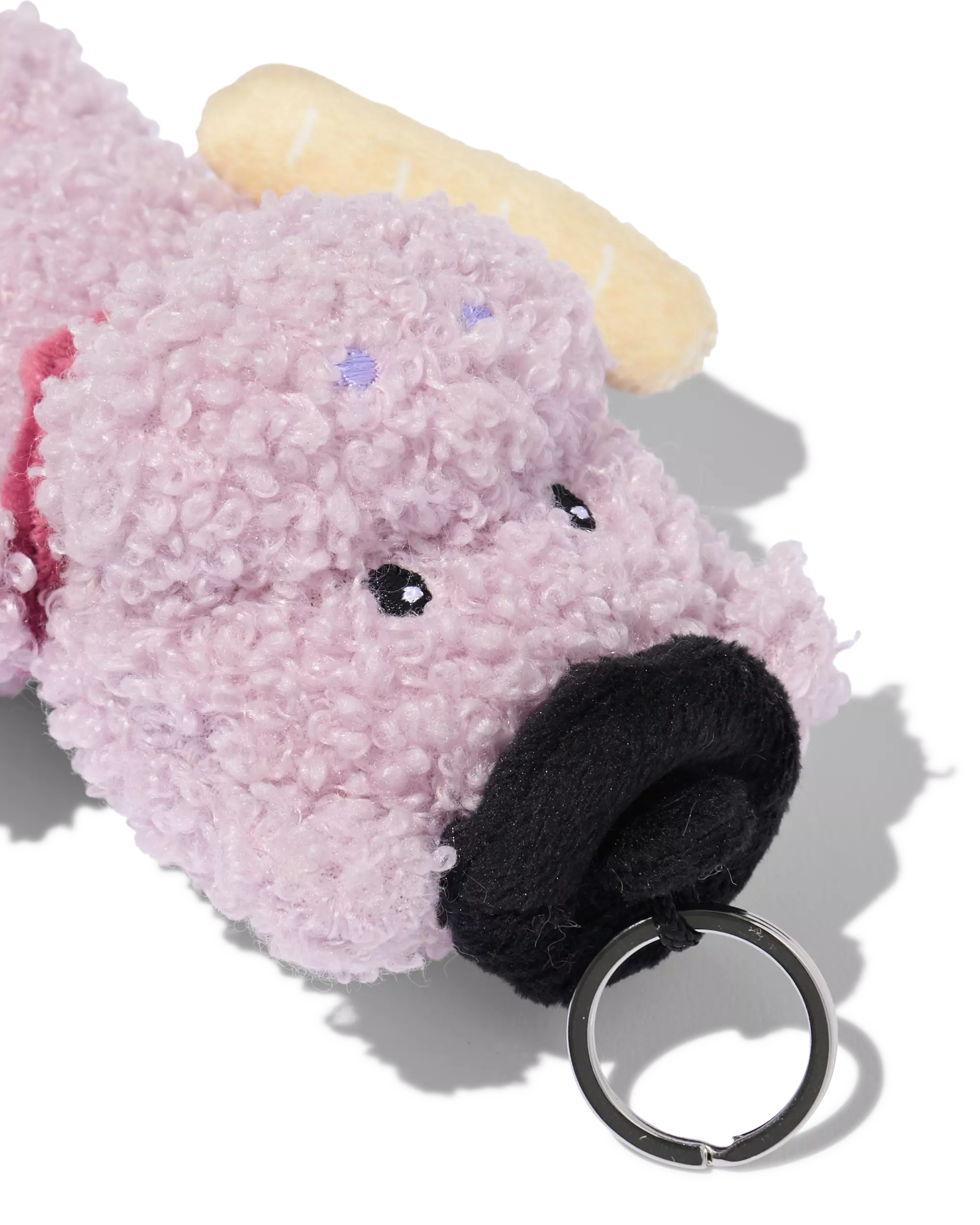 porte-clés animal peluche 10x6x13 cm assorti