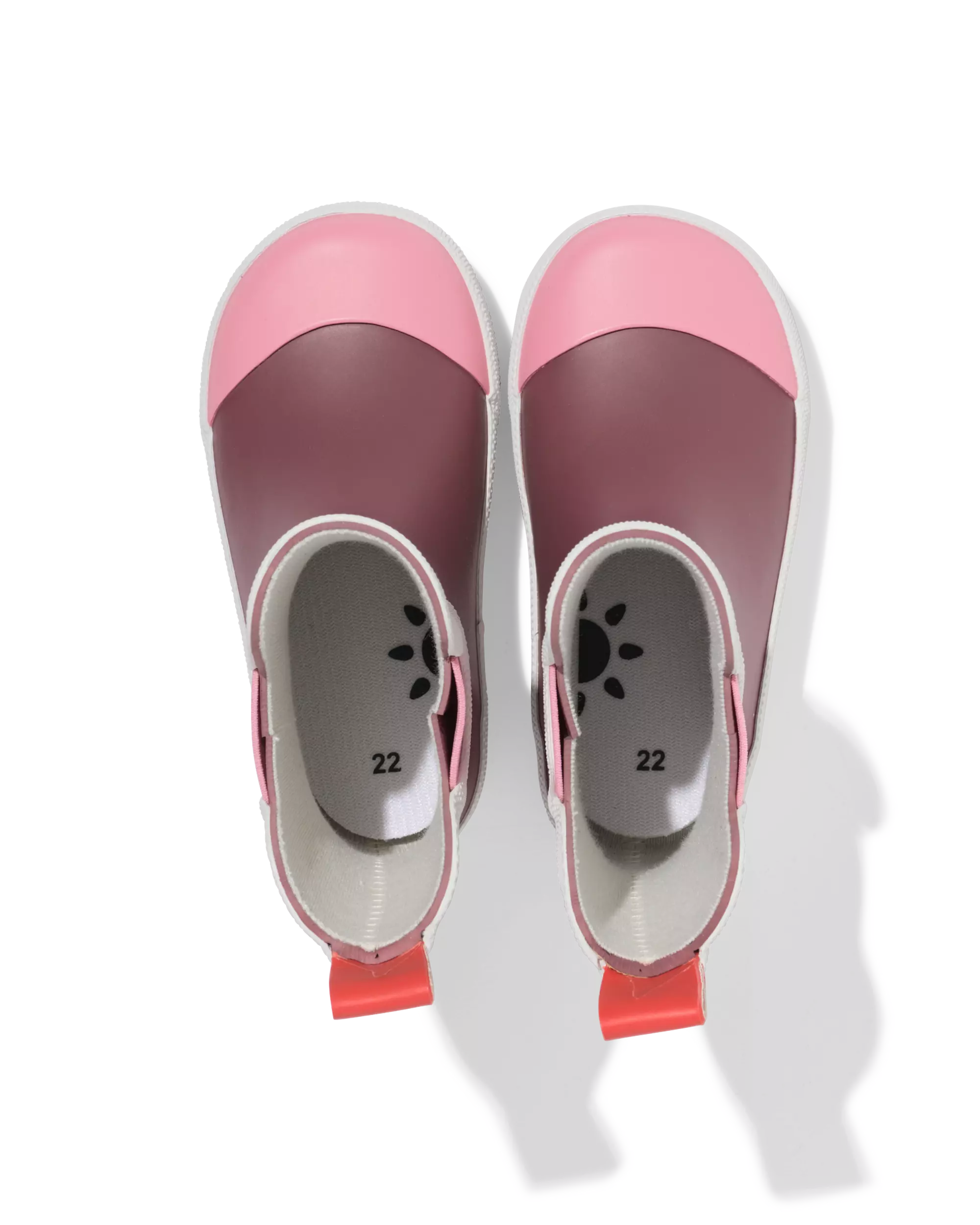 Baby-Regenstiefel, wasserdicht mit Farbkontrasten