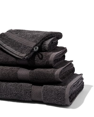 Waschhandschuh - schwere Qualit&auml;t - dunkelgrau, uni - 5232602 - HEMA