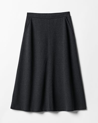 jupe femme Otis coupe trap&egrave;ze jersey anthracite anthracite - 36214920ANTHRACITE - HEMA