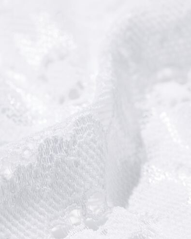 slip br&eacute;silien femme micro avec dentelle blanc blanc - 19620124WHITE - HEMA