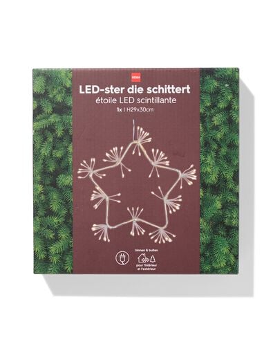 &eacute;toile led 28 x 28 cm pour l'int&eacute;rieur et l'ext&eacute;rieur - 25510009 - HEMA
