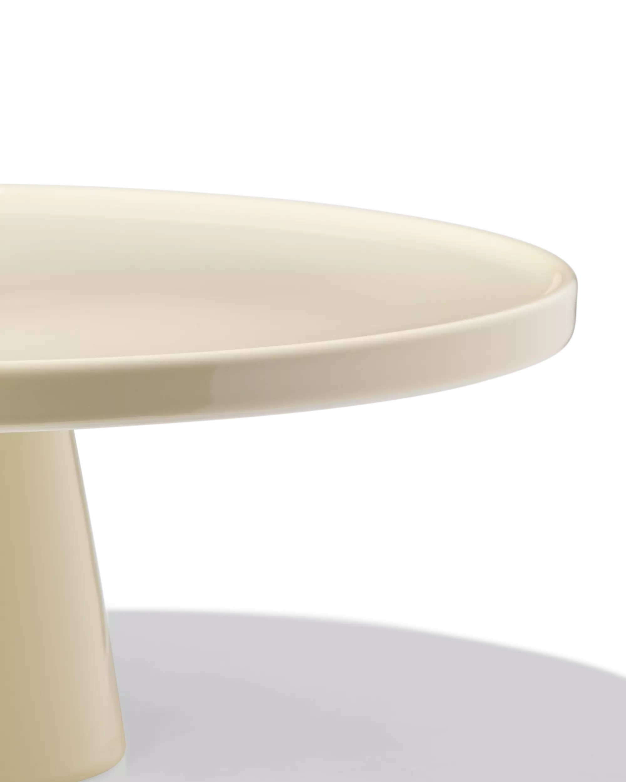 présentoir à gâteau ⌀28cm Knap new bone china jaune
