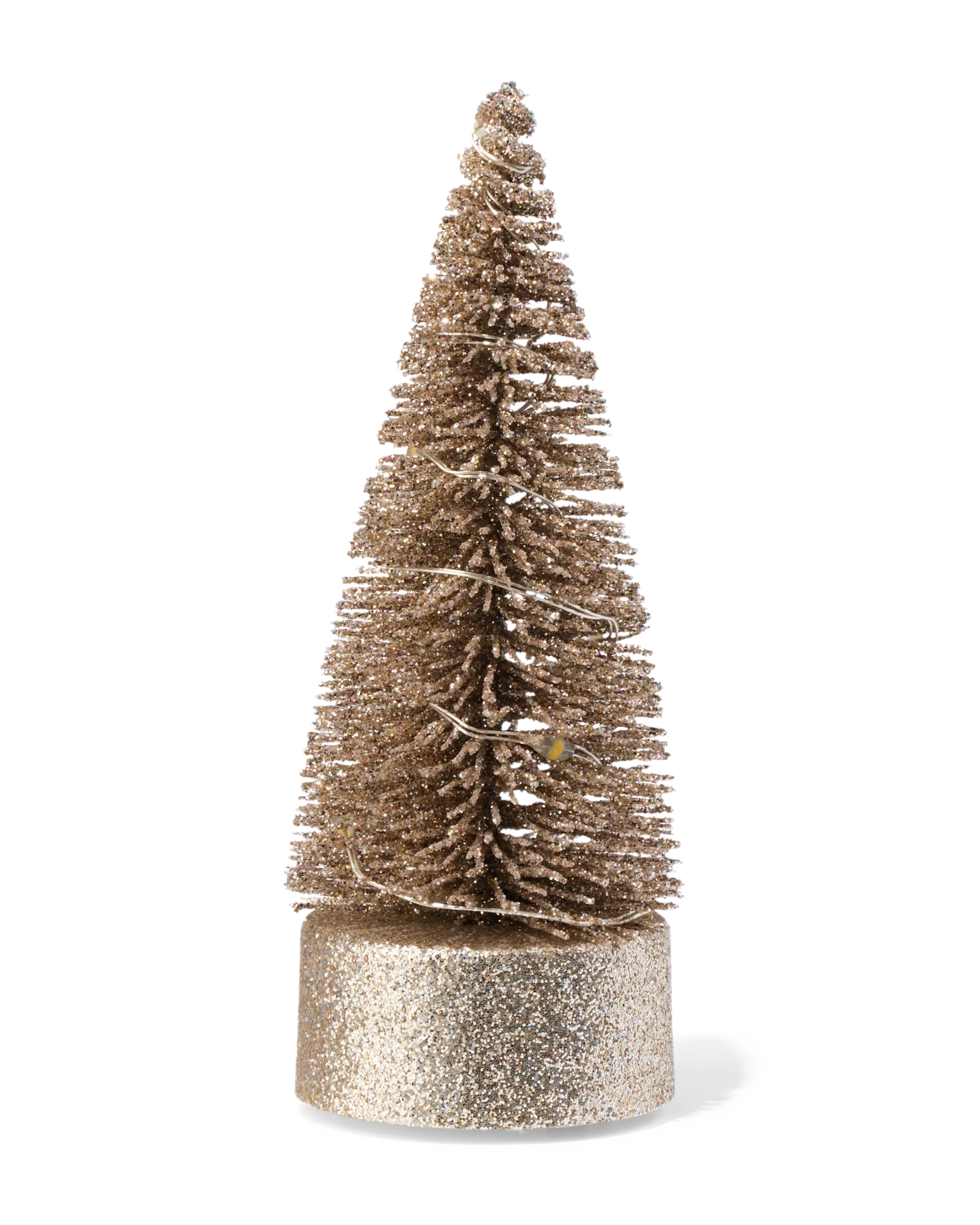kerstsboom goud met lichtjes