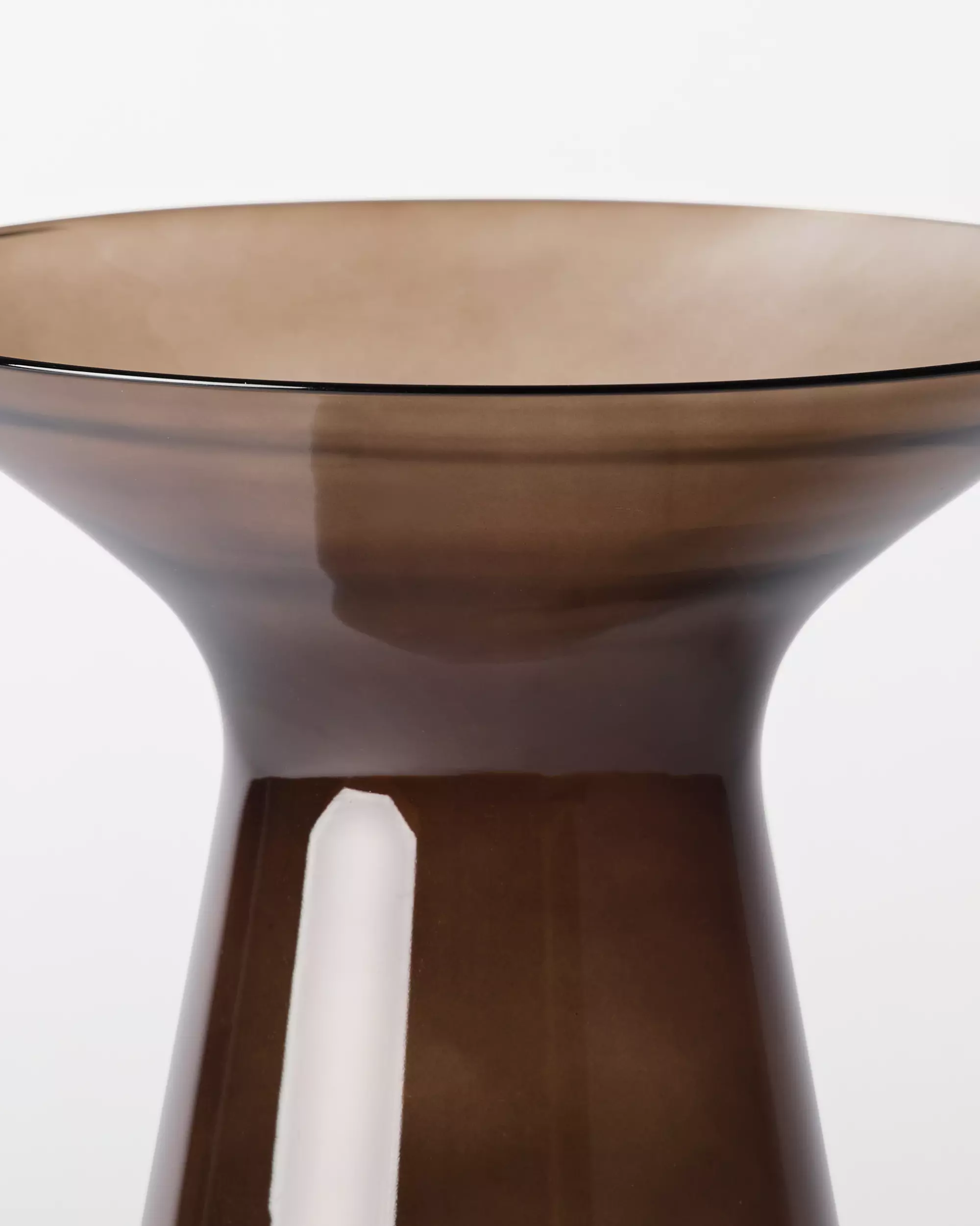 vase ⌀15 x 20 cm Zwier verre marron