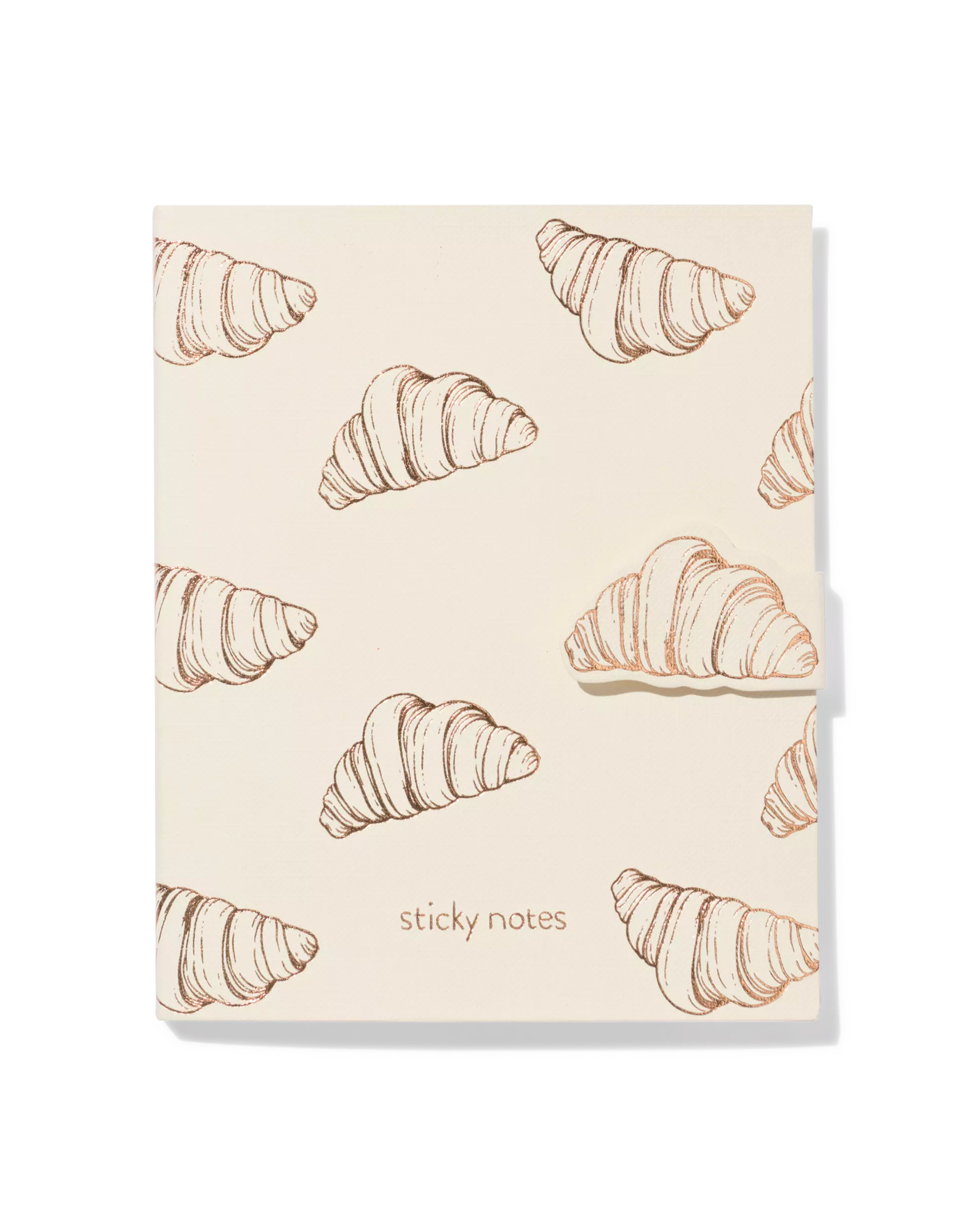 Haftnotizbuch, 12 × 1 × 14,5 cm, Croissant