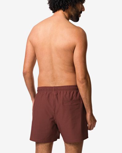 Herren-Badehose Pieter, Seersucker braun - 22100130BROWN - HEMA