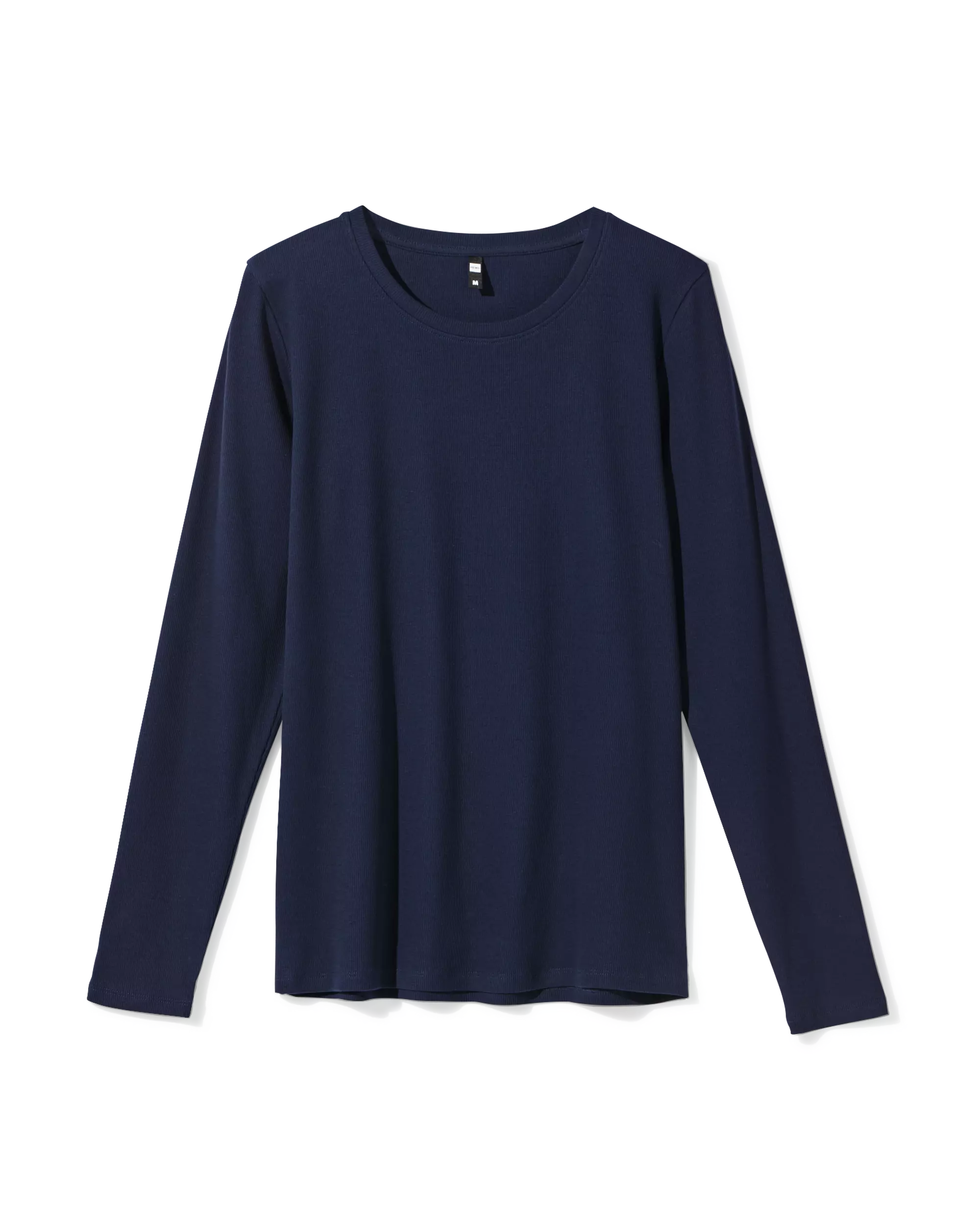 Damen-T-Shirt, gerippt, Baumwolle