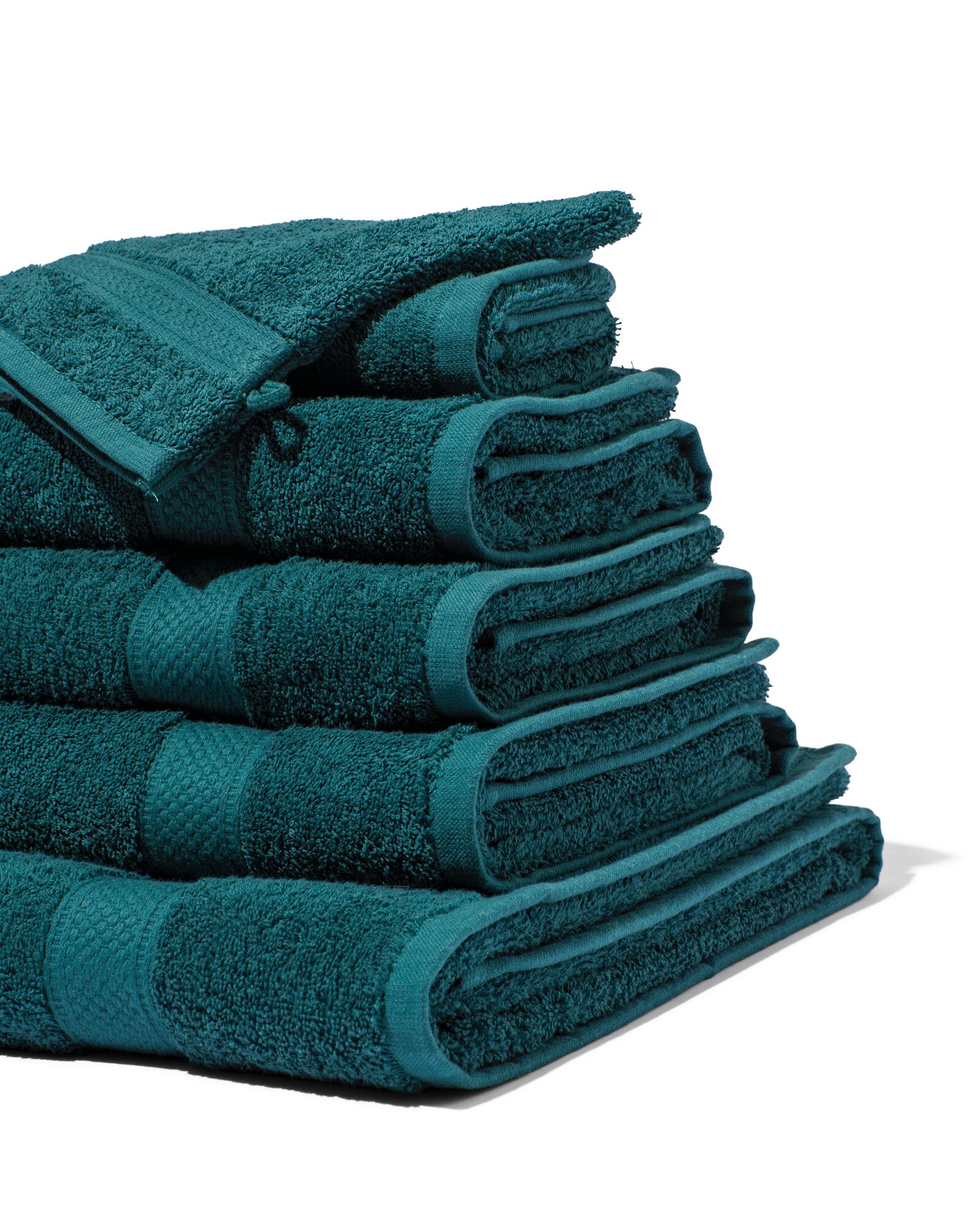 Handt&uuml;cher - schwere Qualit&auml;t dunkelgr&uuml;n dunkelgr&uuml;n - 5220012DARKGREEN - HEMA