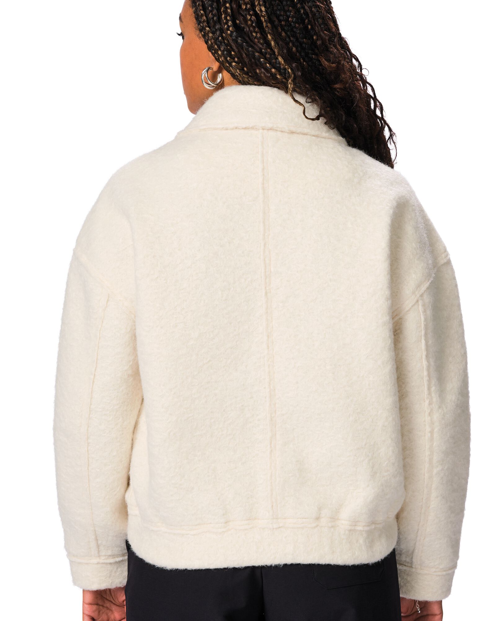 Damenjacke, Blouson eierschalenfarben eierschalenfarben - 36214180OFFWHITE - HEMA