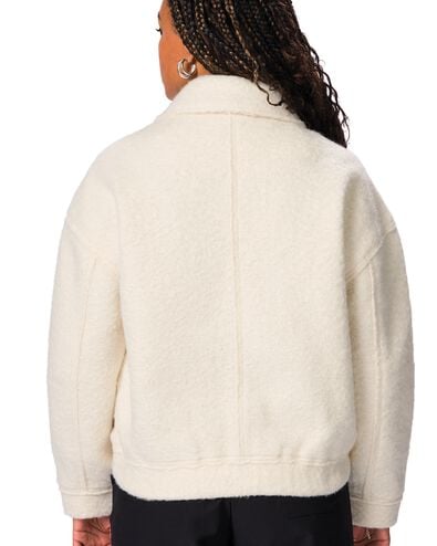 Damenjacke, Blouson eierschalenfarben eierschalenfarben - 36214180OFFWHITE - HEMA
