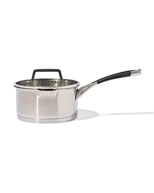 steelpan &Oslash;16cm Milano rvs steelpot 16 cm - 80180055SAUCEPAN16CM - HEMA