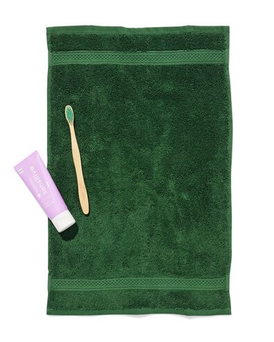 G&auml;stehandtuch, 33 x 50 cm schwere Qualit&auml;t, Waldgr&uuml;n waldgr&uuml;n G&auml;stehandtuch - 5200295 - HEMA