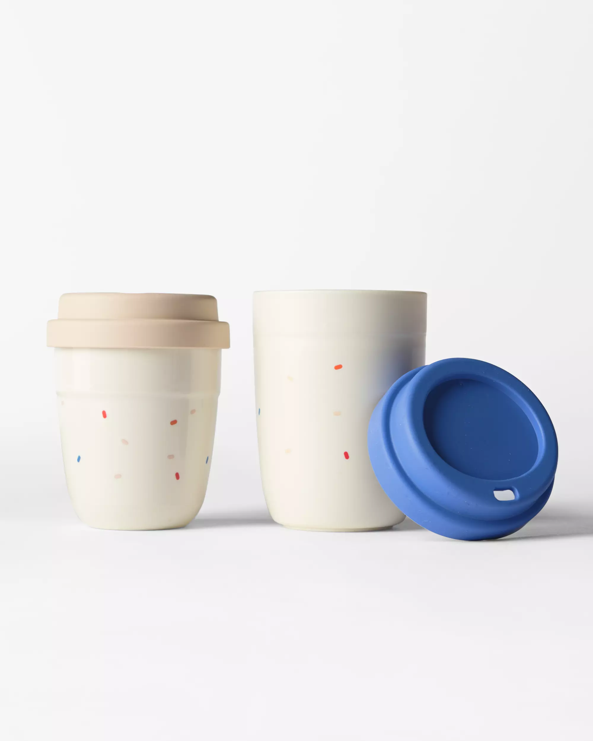 bekerset babyccino cappuccino spikkels - 2 stuks