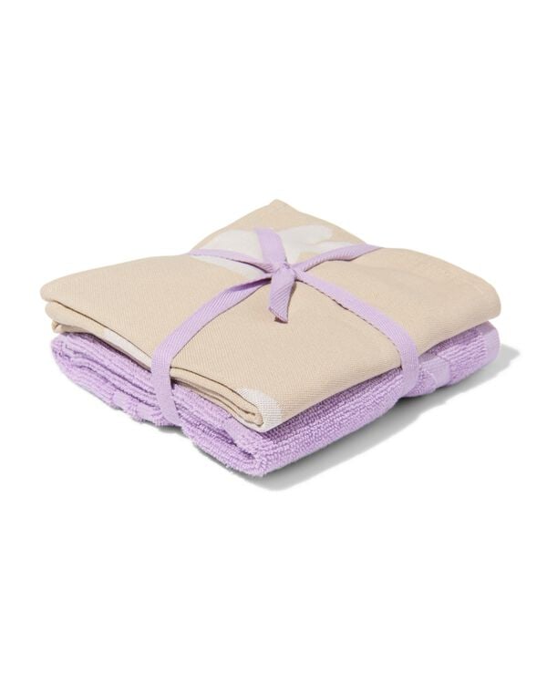 set de torchon et serviette Miffy 65x65 cm  - 60410275 - HEMA