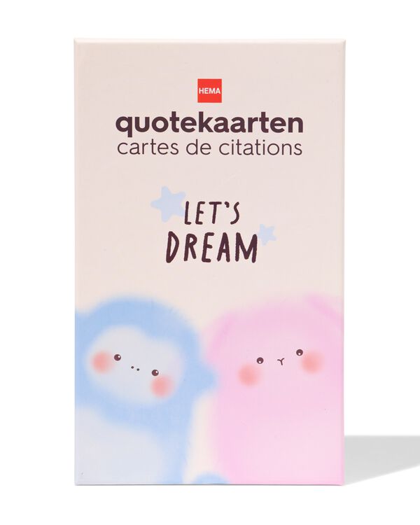 cartes de citations dans un porte-cartes 18,8 x 11,3 cm - 61102412 - HEMA