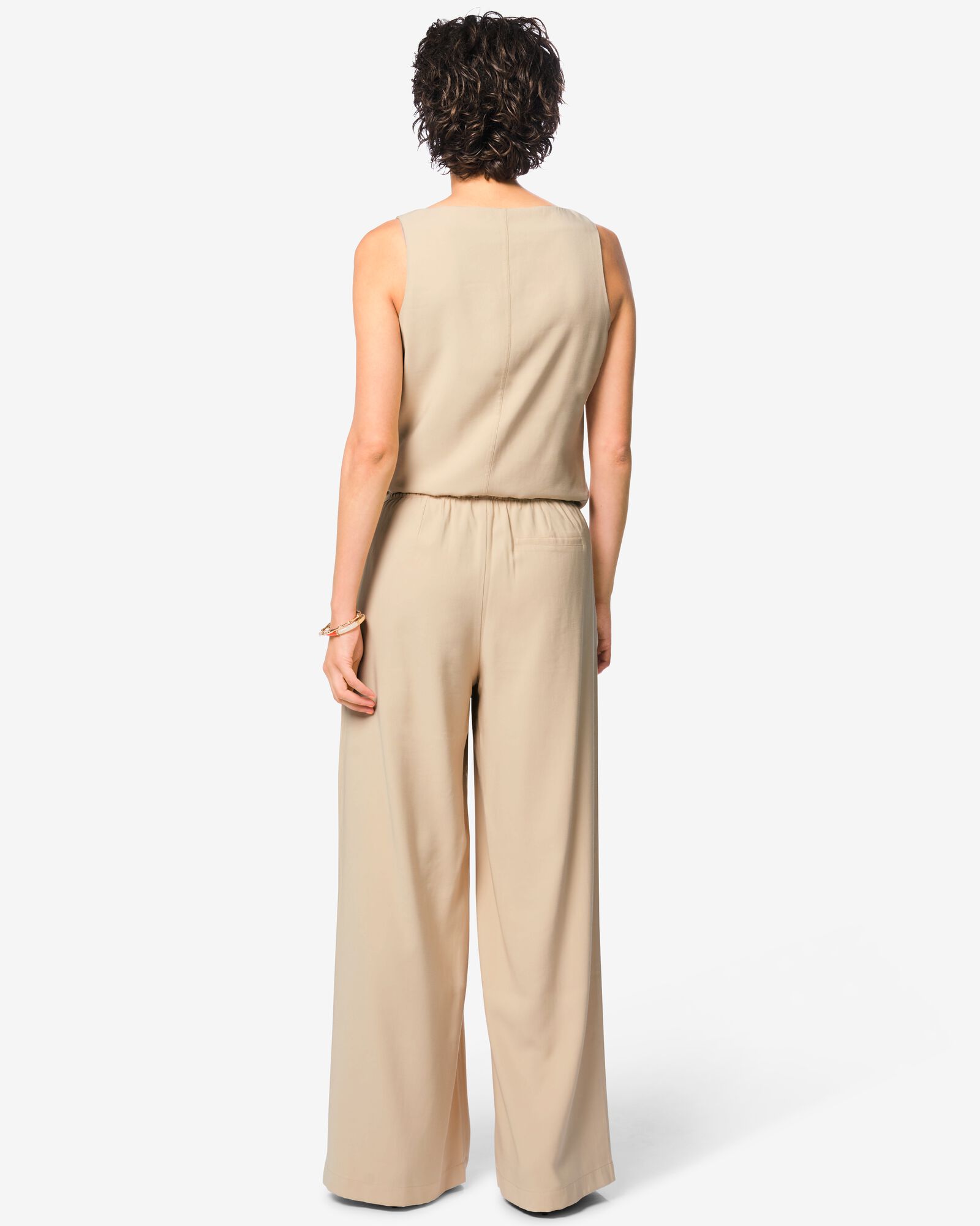 damesbroek Sarie wide fit beige beige - 36212710BEIGE - HEMA