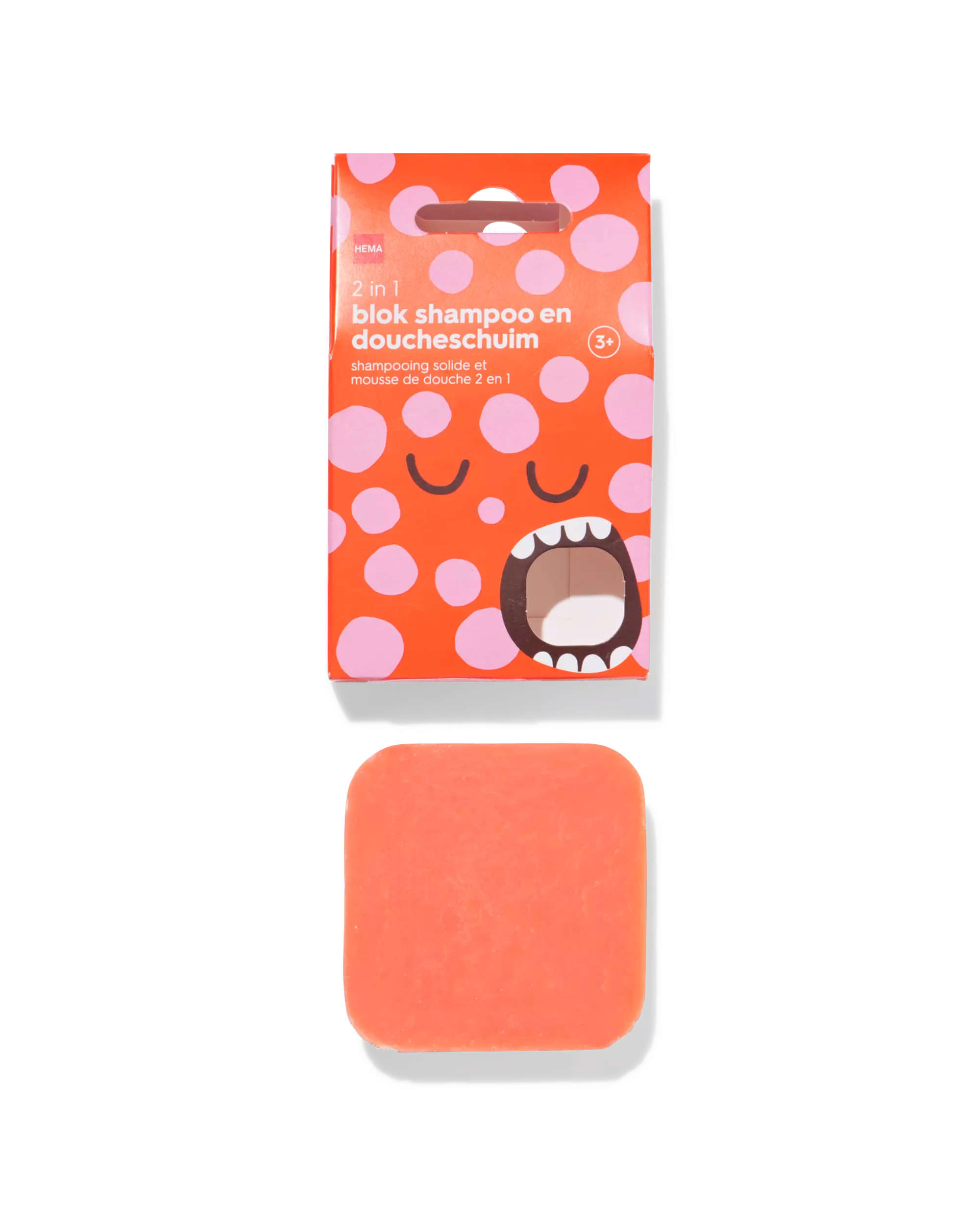 bloc 2-en-1 shampoing et mousse de douche pour enfant 65g