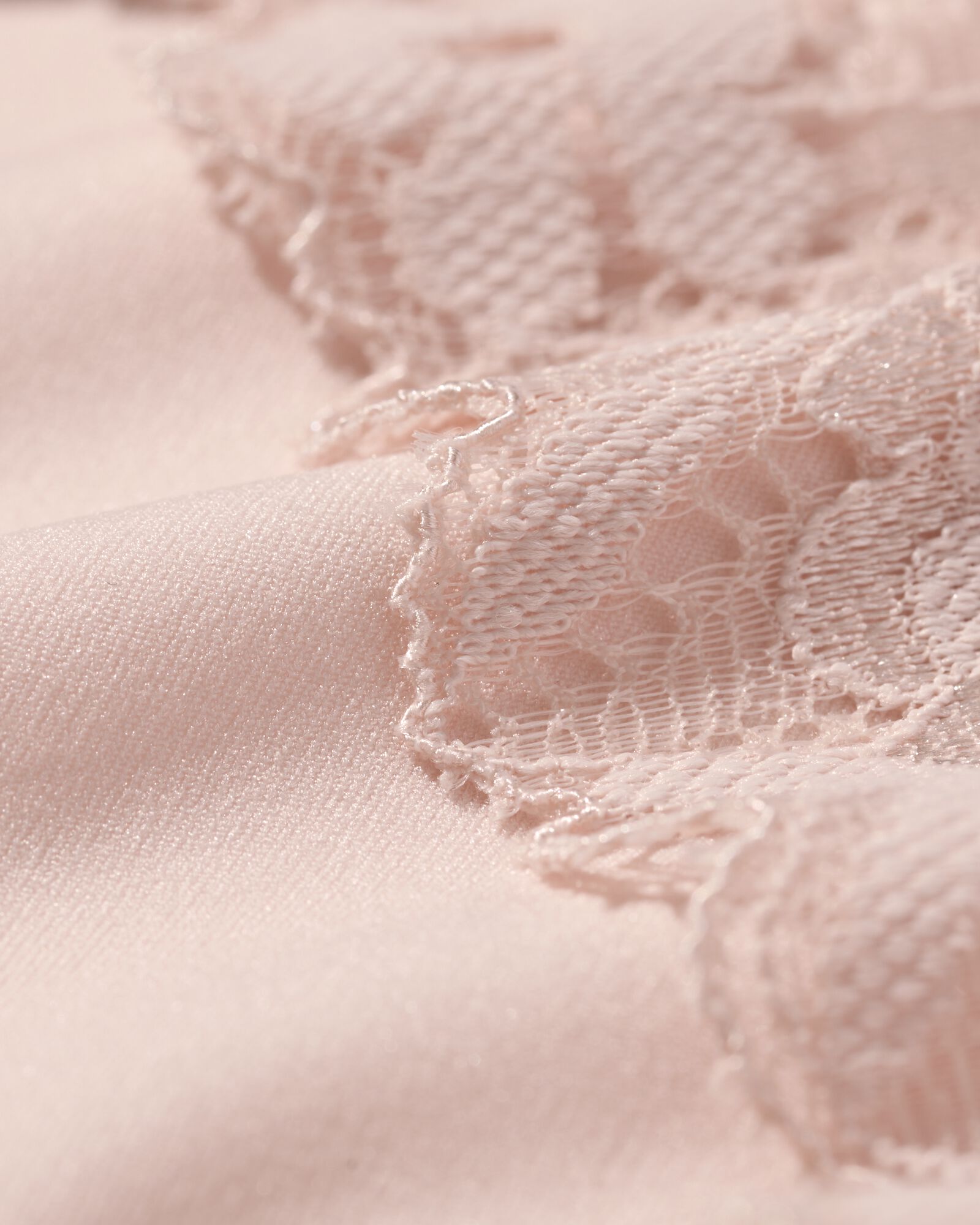 slip br&eacute;silien femme microfibre avec dentelle rose p&acirc;le rose p&acirc;le - 19608778LIGHTPINK - HEMA
