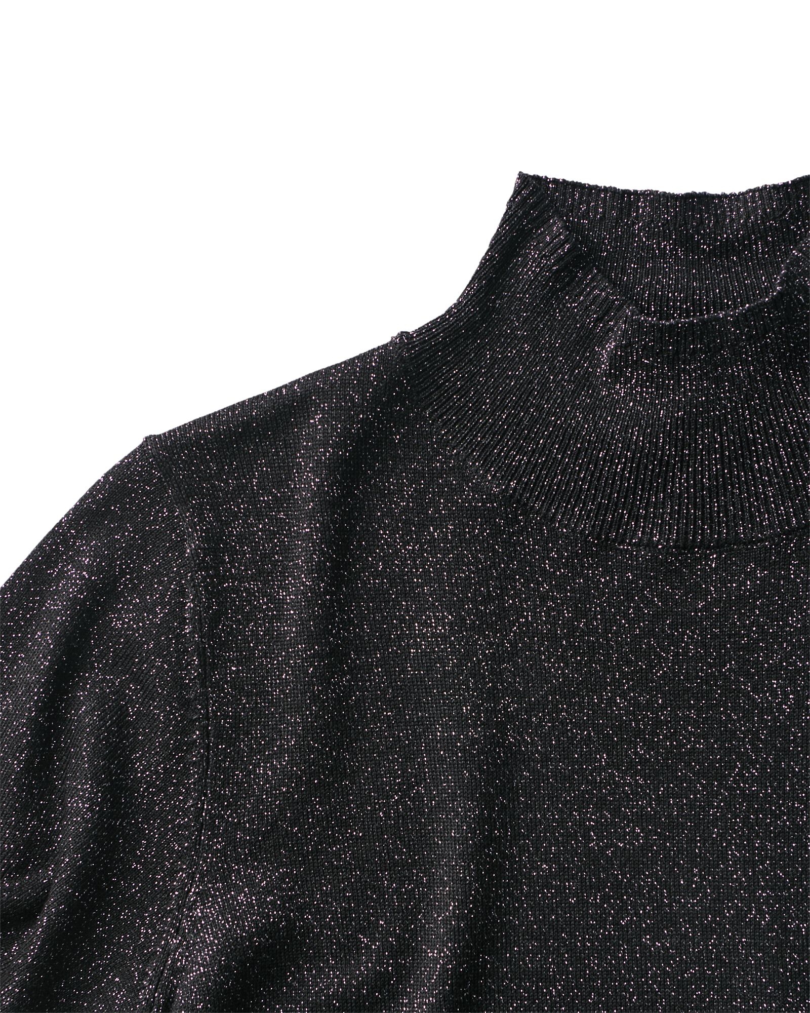 dames trui Lily met glitter zwart zwart - 36255490BLACK - HEMA