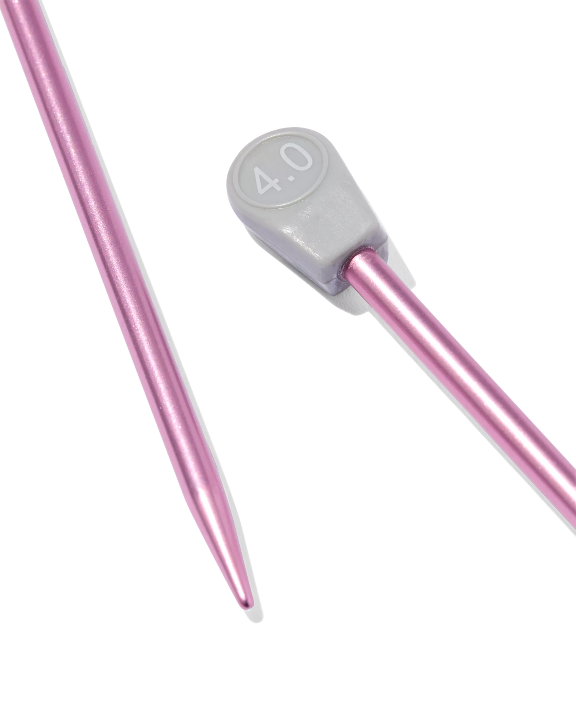 2 aiguilles à tricoter 4mm