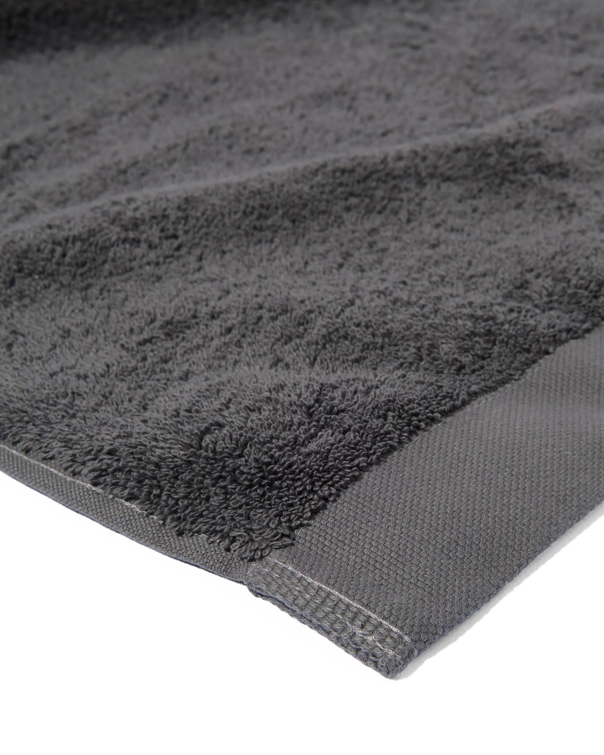 petite serviette - 33 x 50 cm - qualité hôtel très douce - gris foncé uni