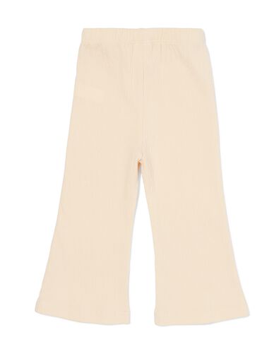 legging b&eacute;b&eacute; coupe &eacute;vas&eacute;e jersey &eacute;cru - 33007280ECRU - HEMA