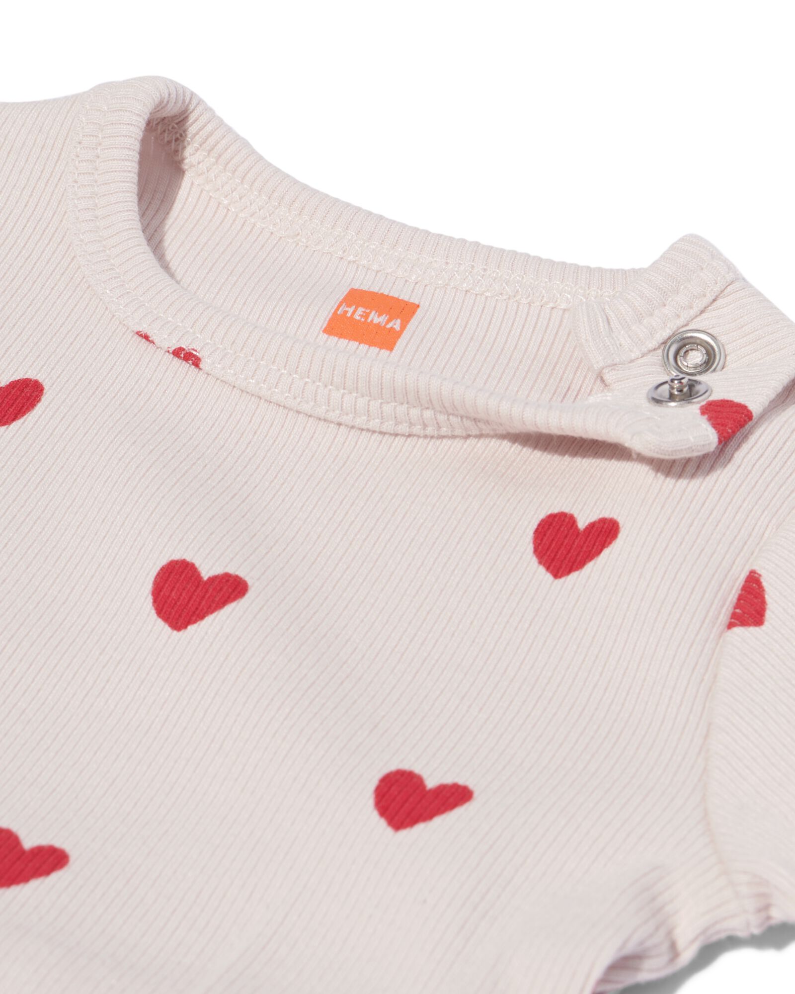 barboteuse b&eacute;b&eacute; c&ocirc;tel&eacute;e petits c&oelig;urs lilas lilas - 33458120LILAC - HEMA