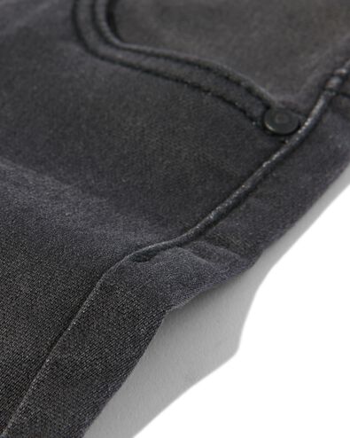 kindershort jogdenim zwart - 30732510BLACK - HEMA
