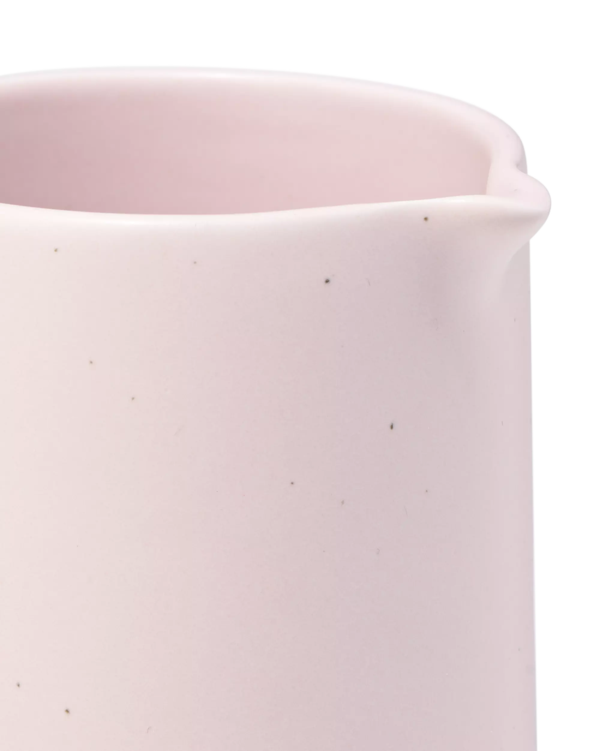 pot à lait 180ml faïence mouchetée rose
