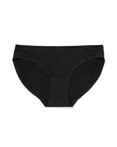 damesslip second skin micro zwart zwart - 19650460BLACK - HEMA
