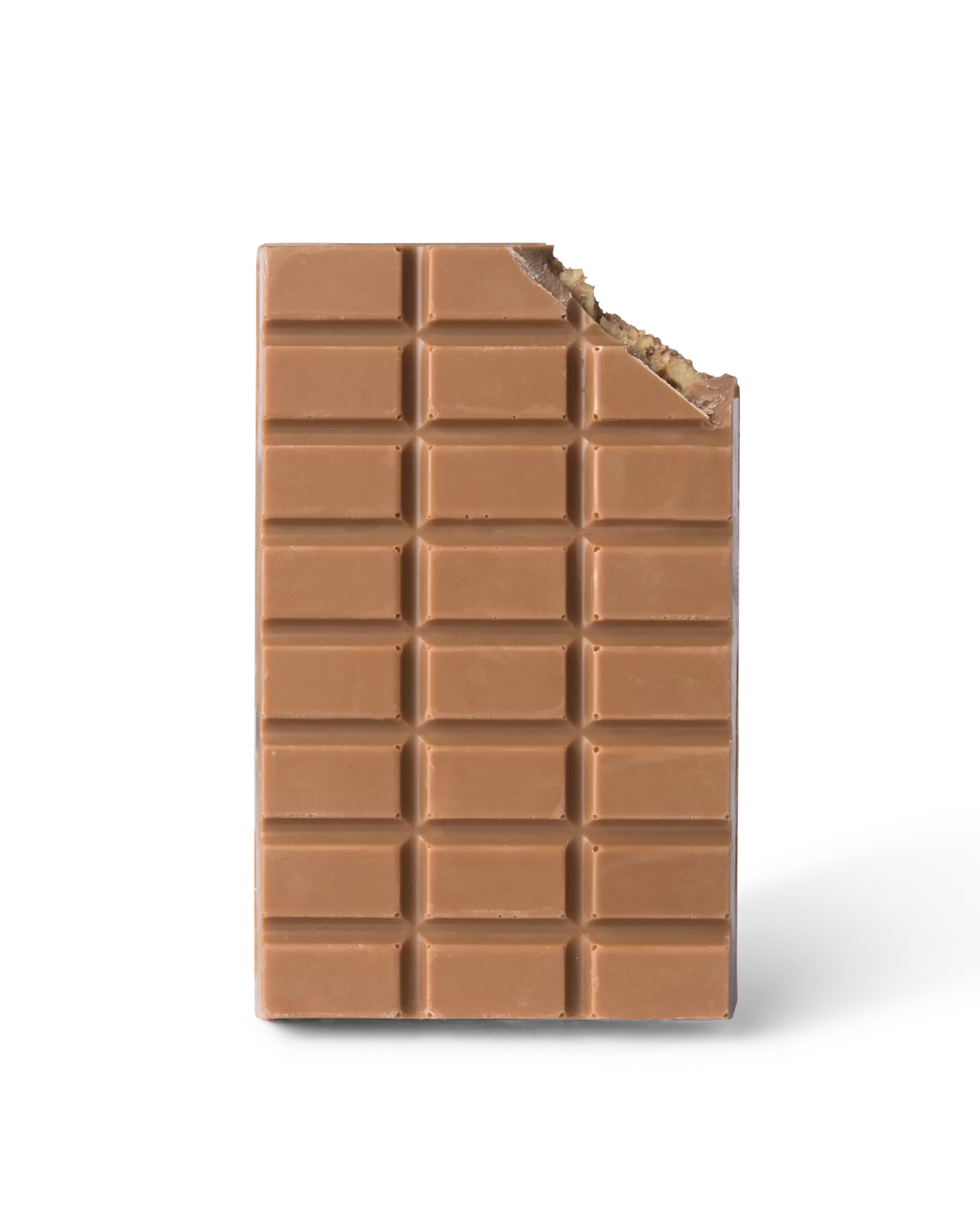 barre de chocolat au lait chips nervurées croustillantes 140 g
