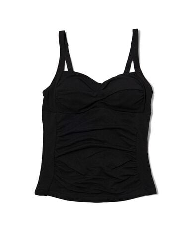 haut de tankini femme control noir noir - 22310070BLACK - HEMA