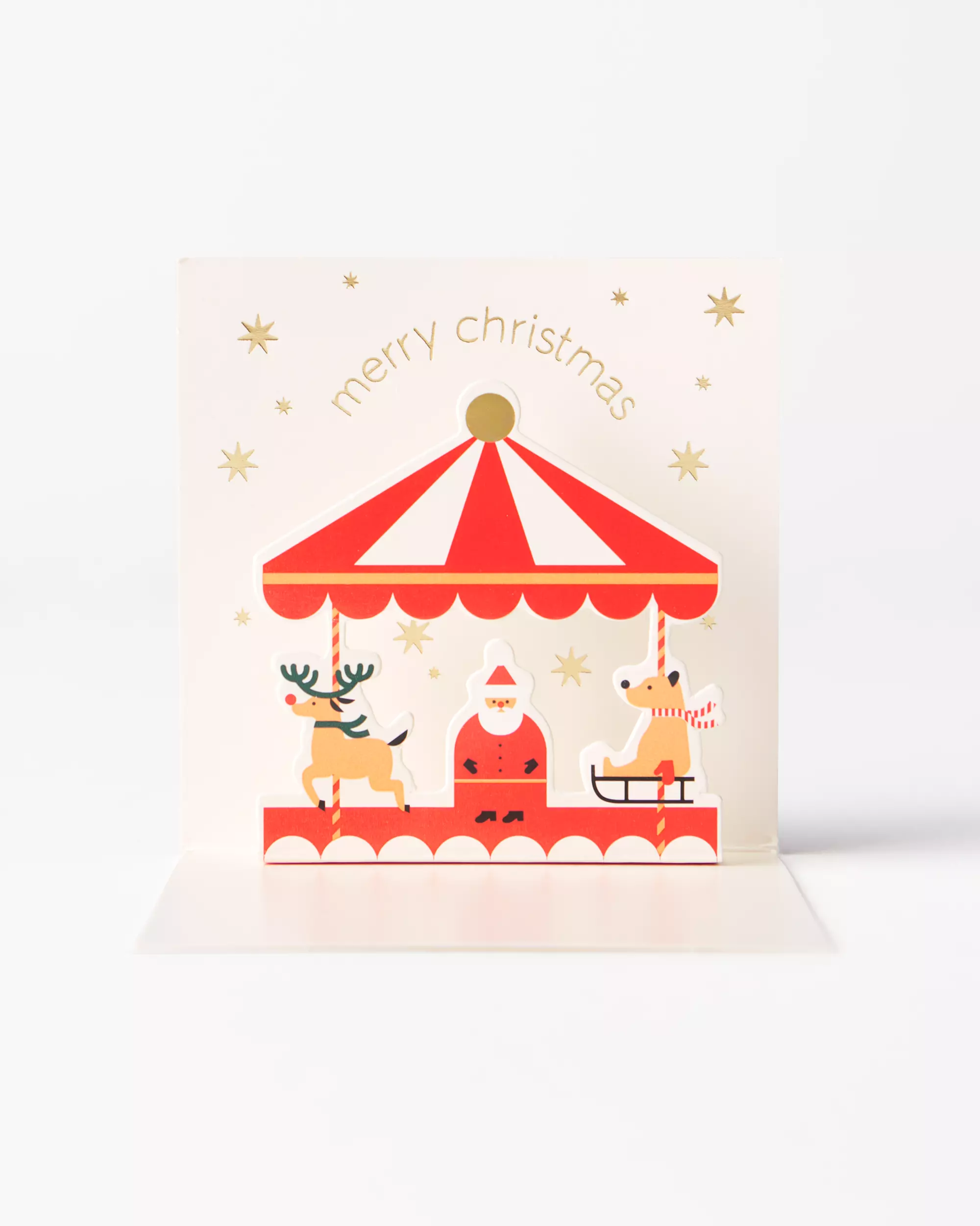 cartes de Noël timbre - 5 pièces