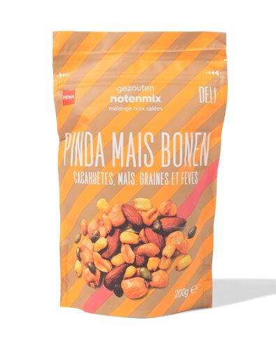 pinda ma&iuml;s bonenmix 200g - 10650102 - HEMA