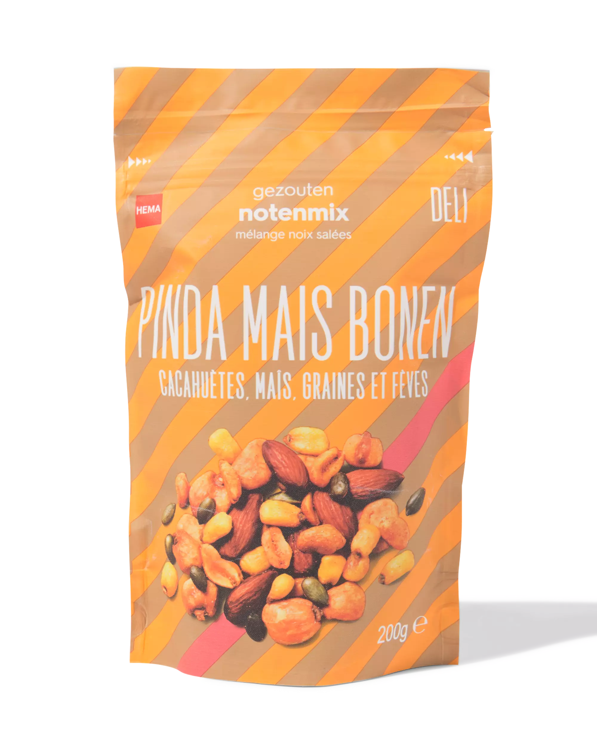 mélange cacahuètes maïs fèves 200 g