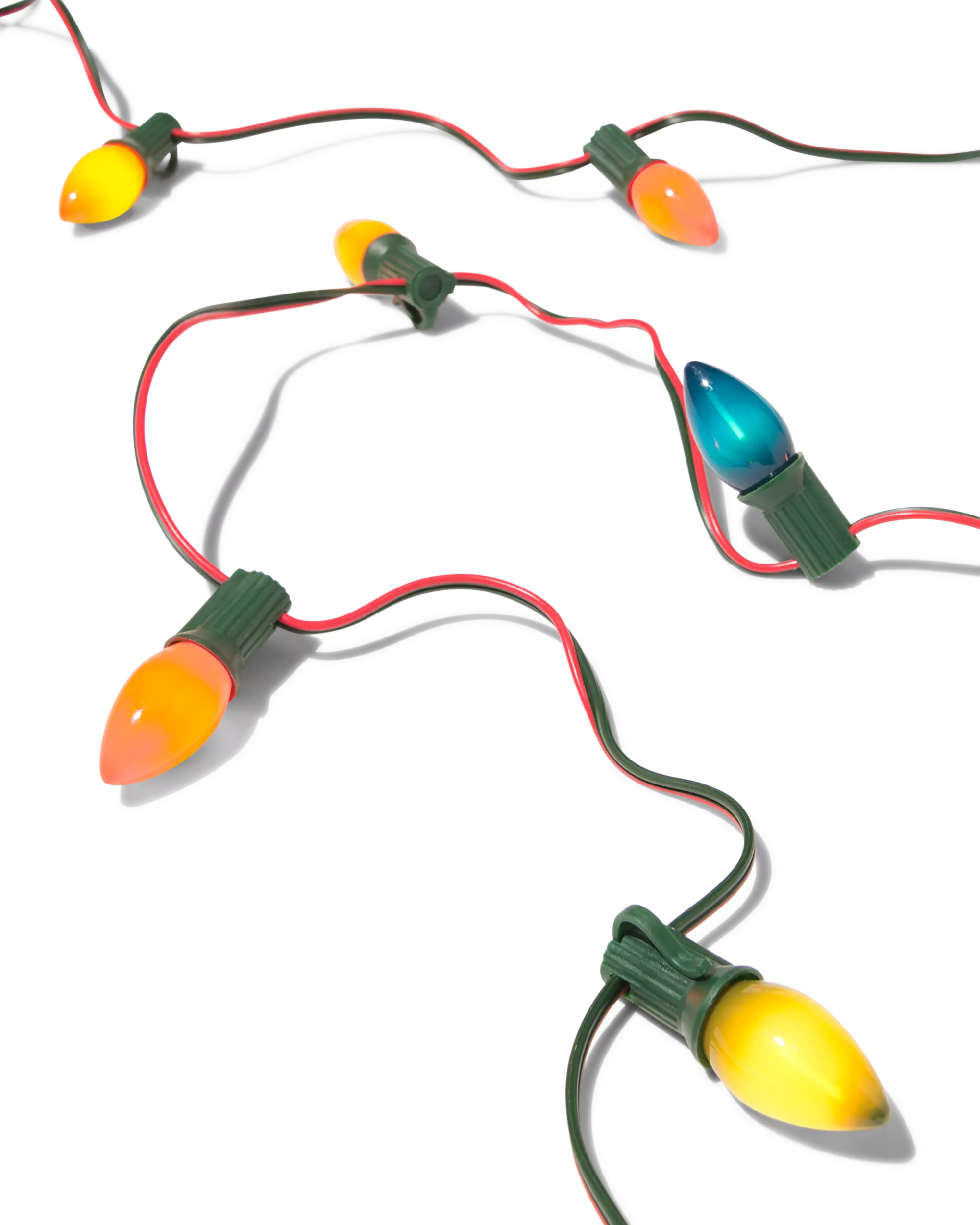 lichtsnoer 3m met 16 led vintage kerstlampjes voor binnen en buiten