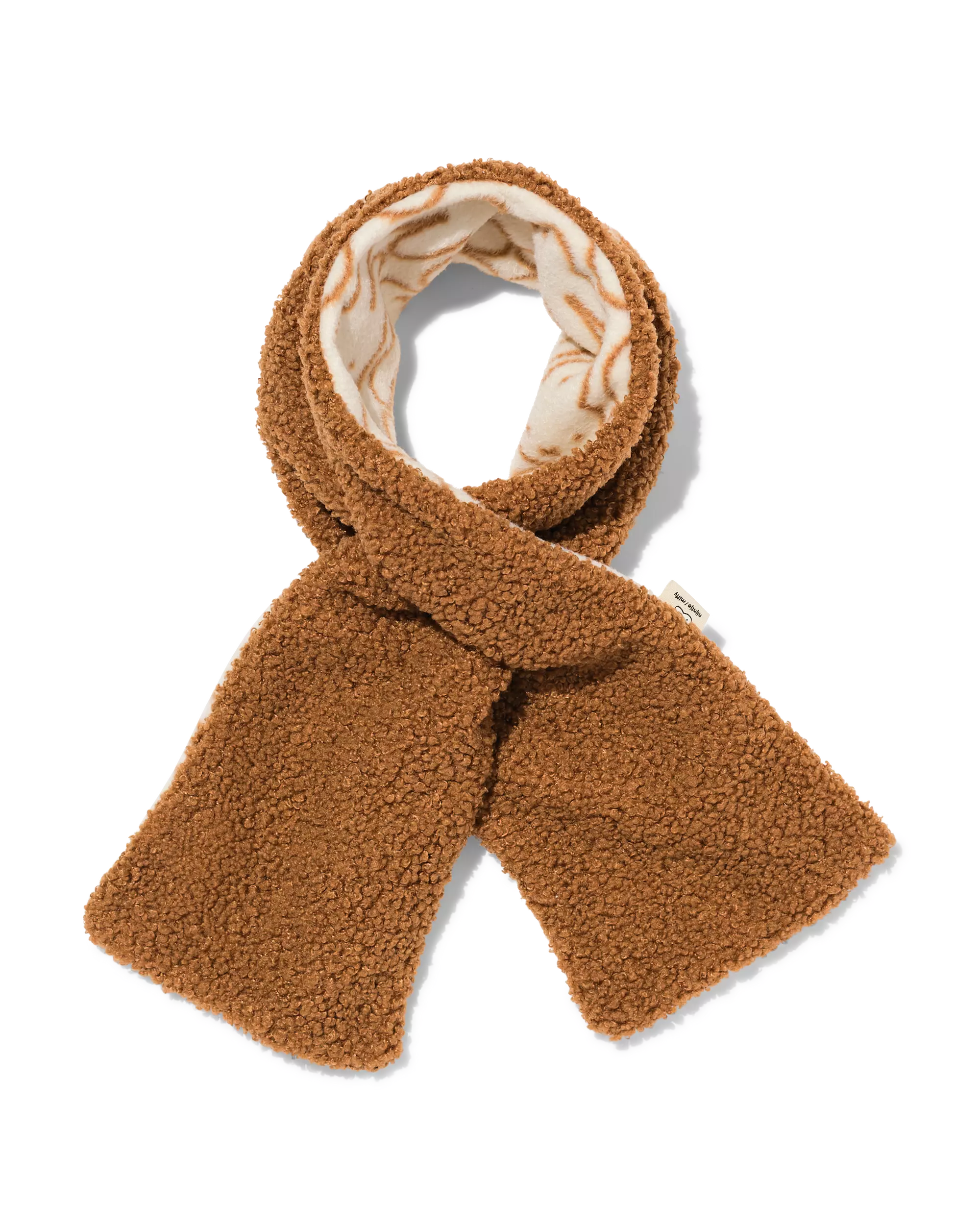 brauner Babel Baby-Teddy-Bouclé-Schal mit nijntje
