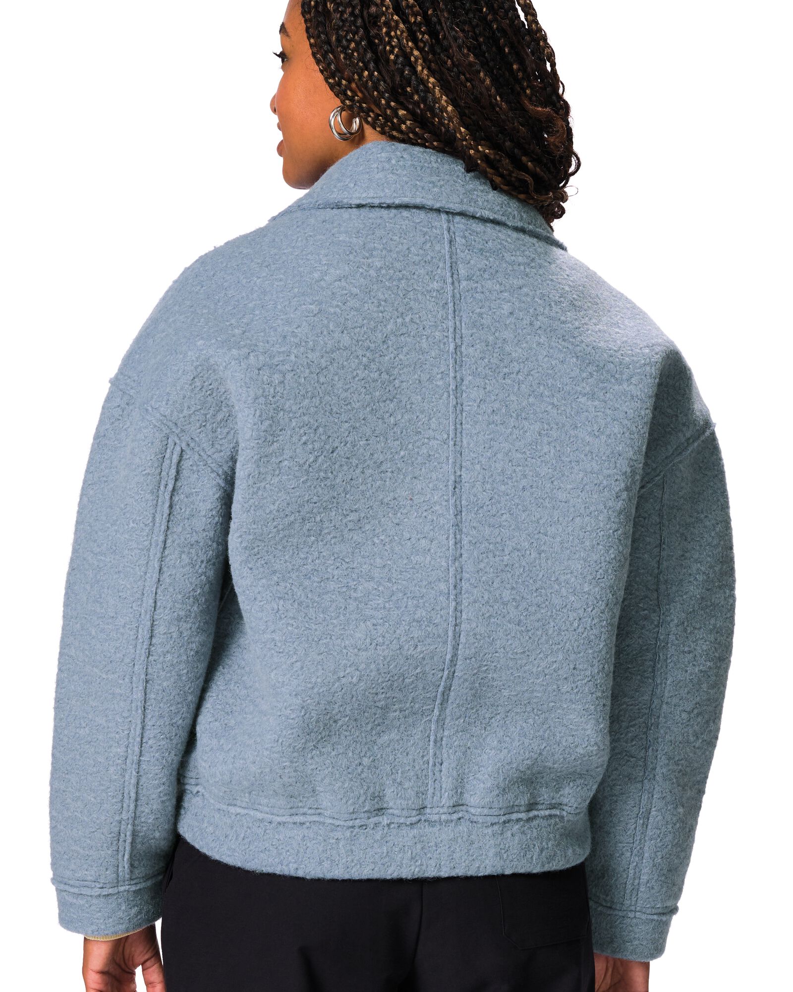 Damenjacke, Blouson mittelblau mittelblau - 36214220MIDBLUE - HEMA