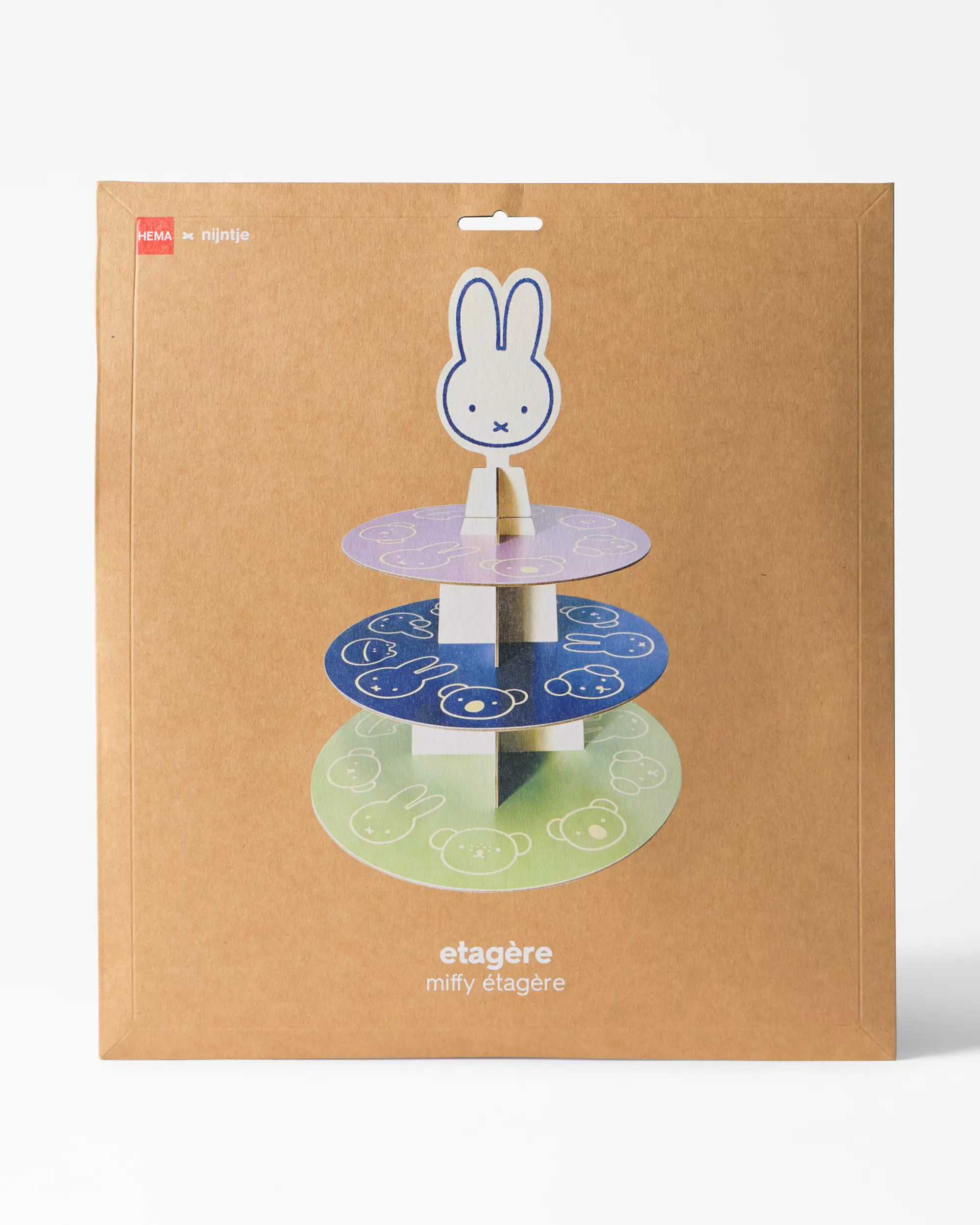 présentoir à étages miffy 43 x 30 x 30 cm carton 