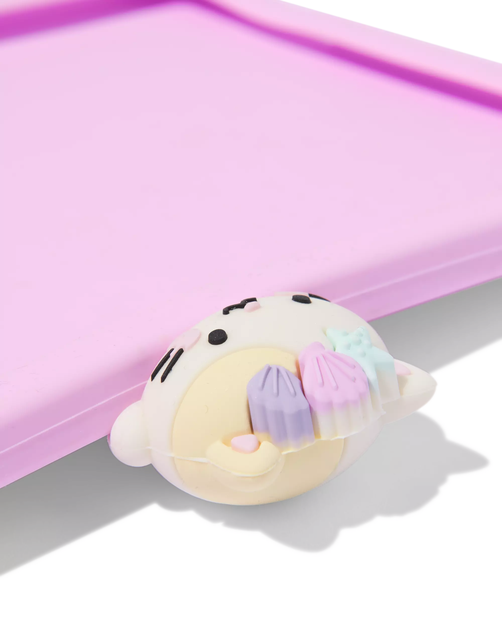 pochette pour tablette 25,5x21 cm silicone chat