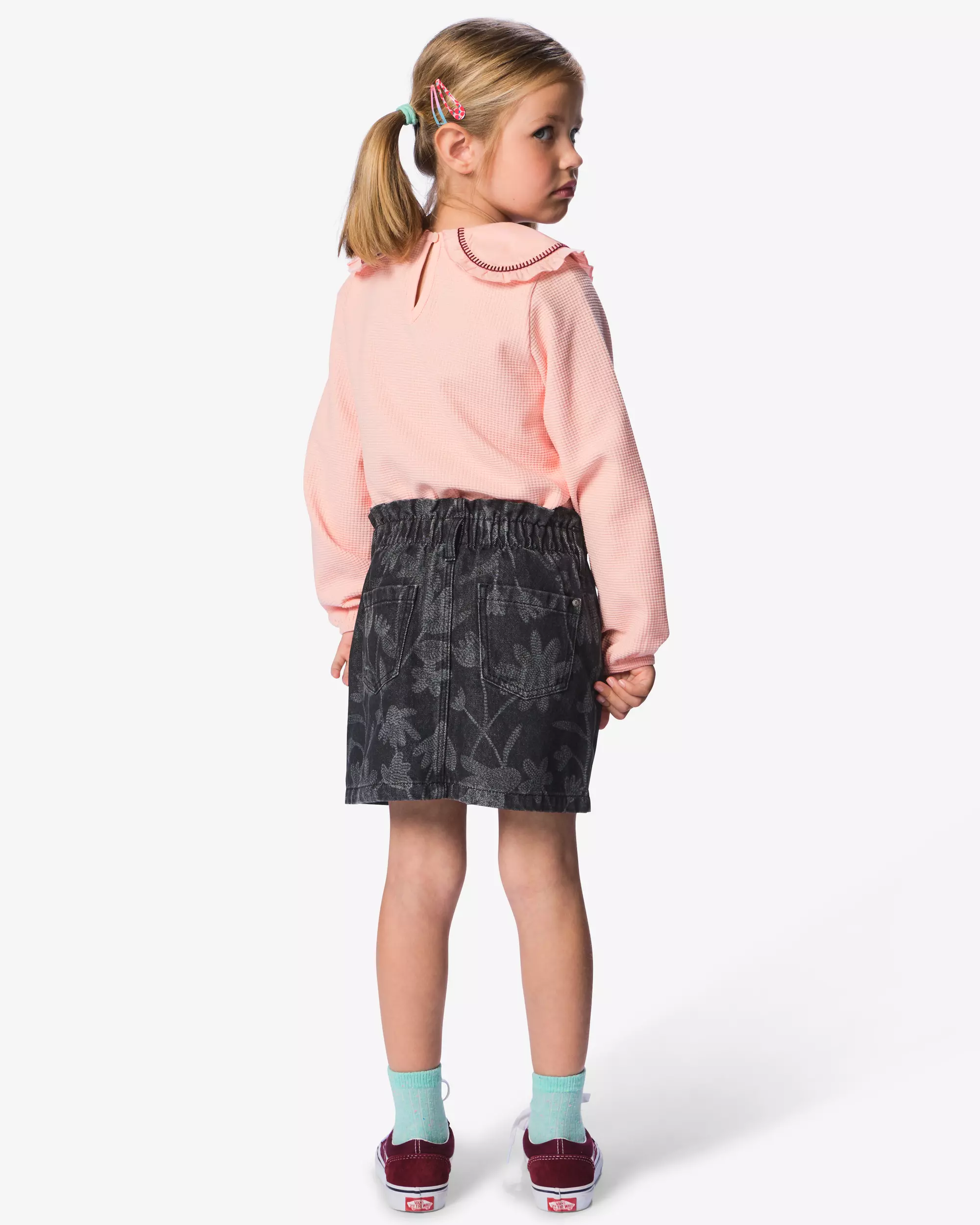 kinderrok regular fit bloemen