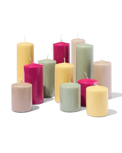 stompkaars 7x8cm lichtgeel - 13509018 - HEMA