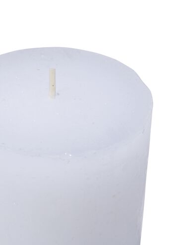 bougie rustique &Oslash;7x13 cm blanc blanc 7 x 13 - 13500706 - HEMA