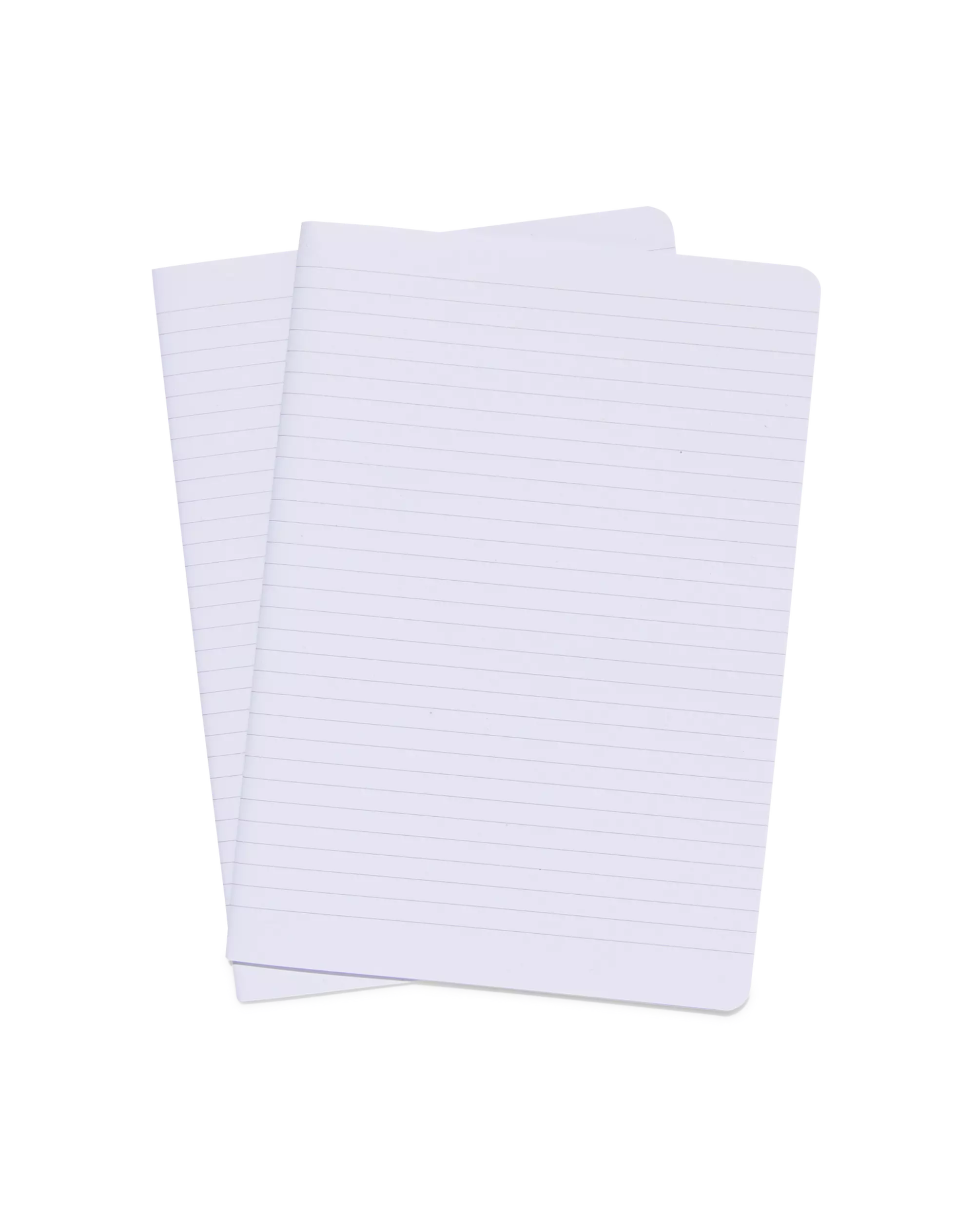 2 recharges feuilles lignées A5 pour carnet